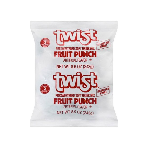 Twist Fruit Punch Drink Mix Powder
